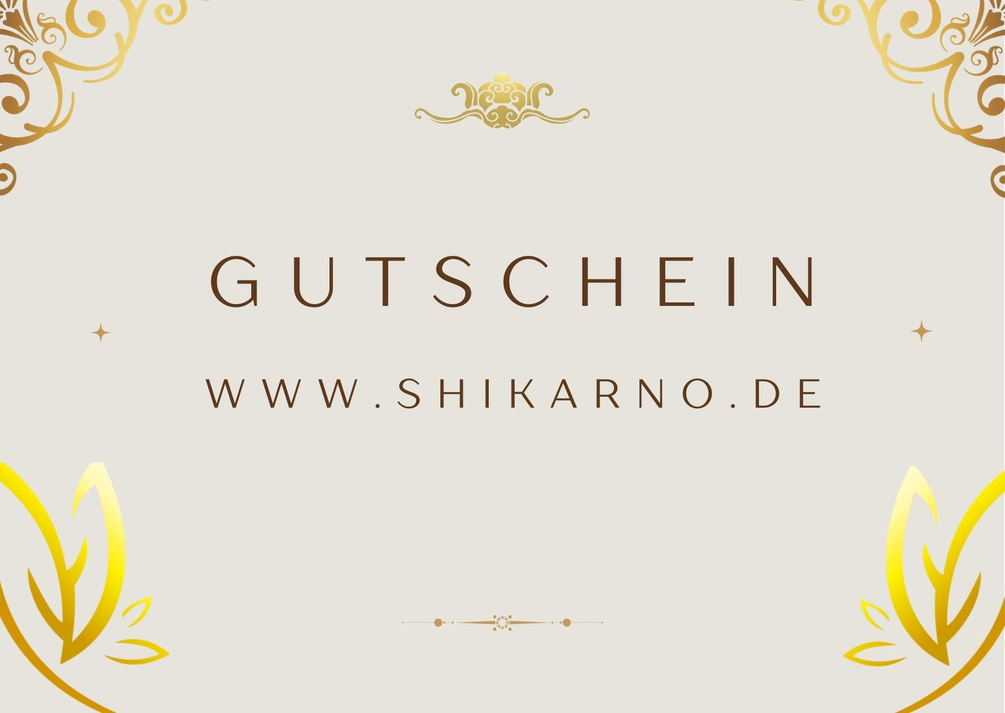 SHIKARNO - Geschenkgutschein
